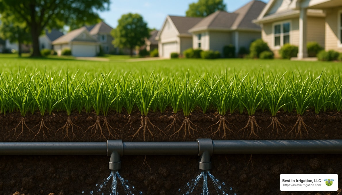 Rooted in Efficiency: Choosing the Right Underground Grass Watering System